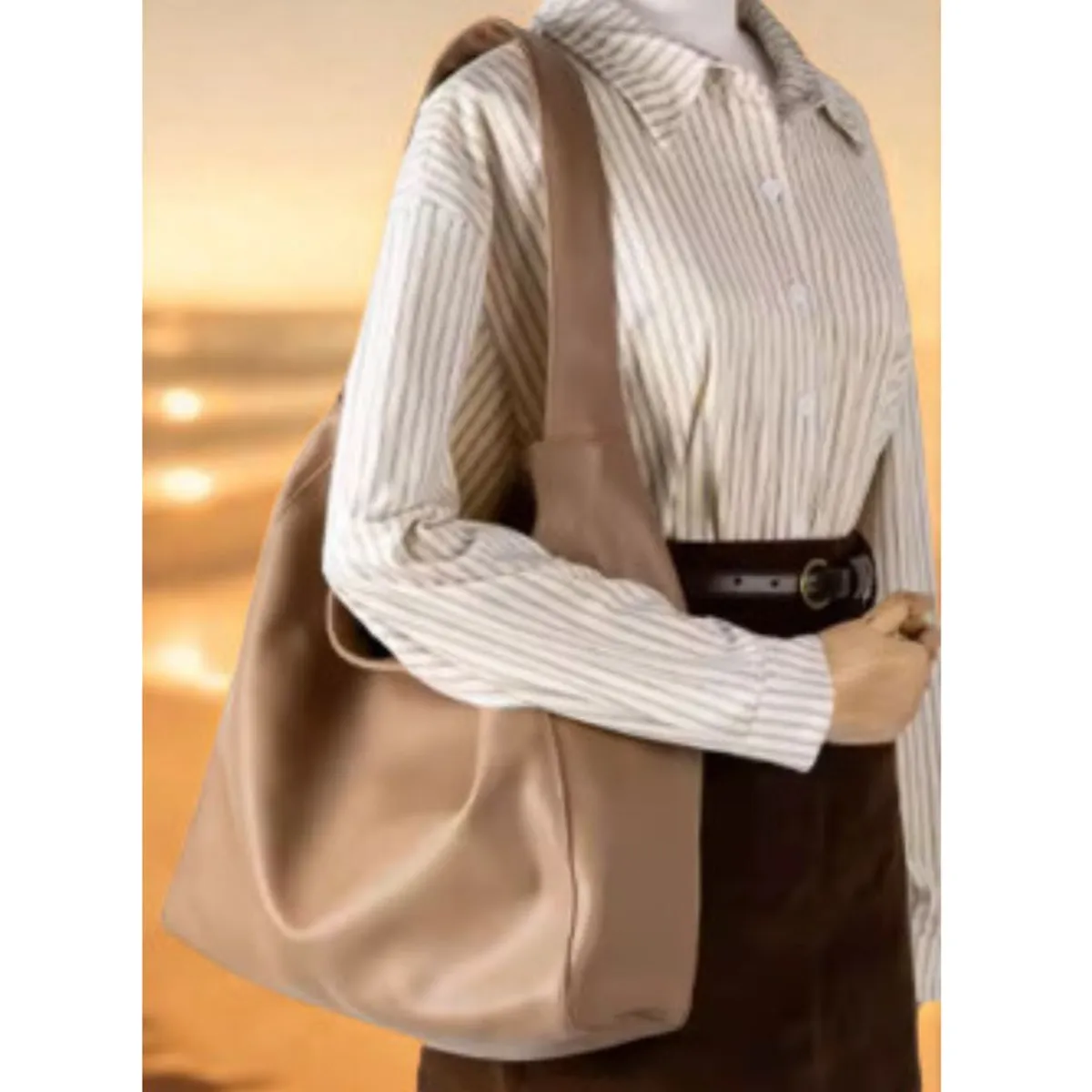 GENERICO - Bolso mochila Retro de gran capacidad para mujer bolso versátil