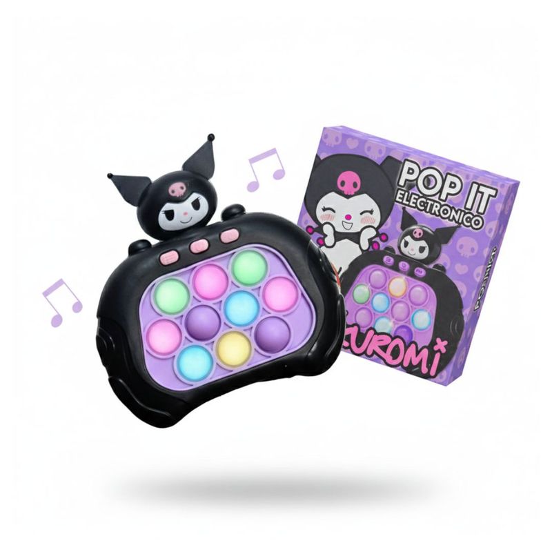 SANRIO - Pop It con Sonido y Luces Kuromi sin Pantalla