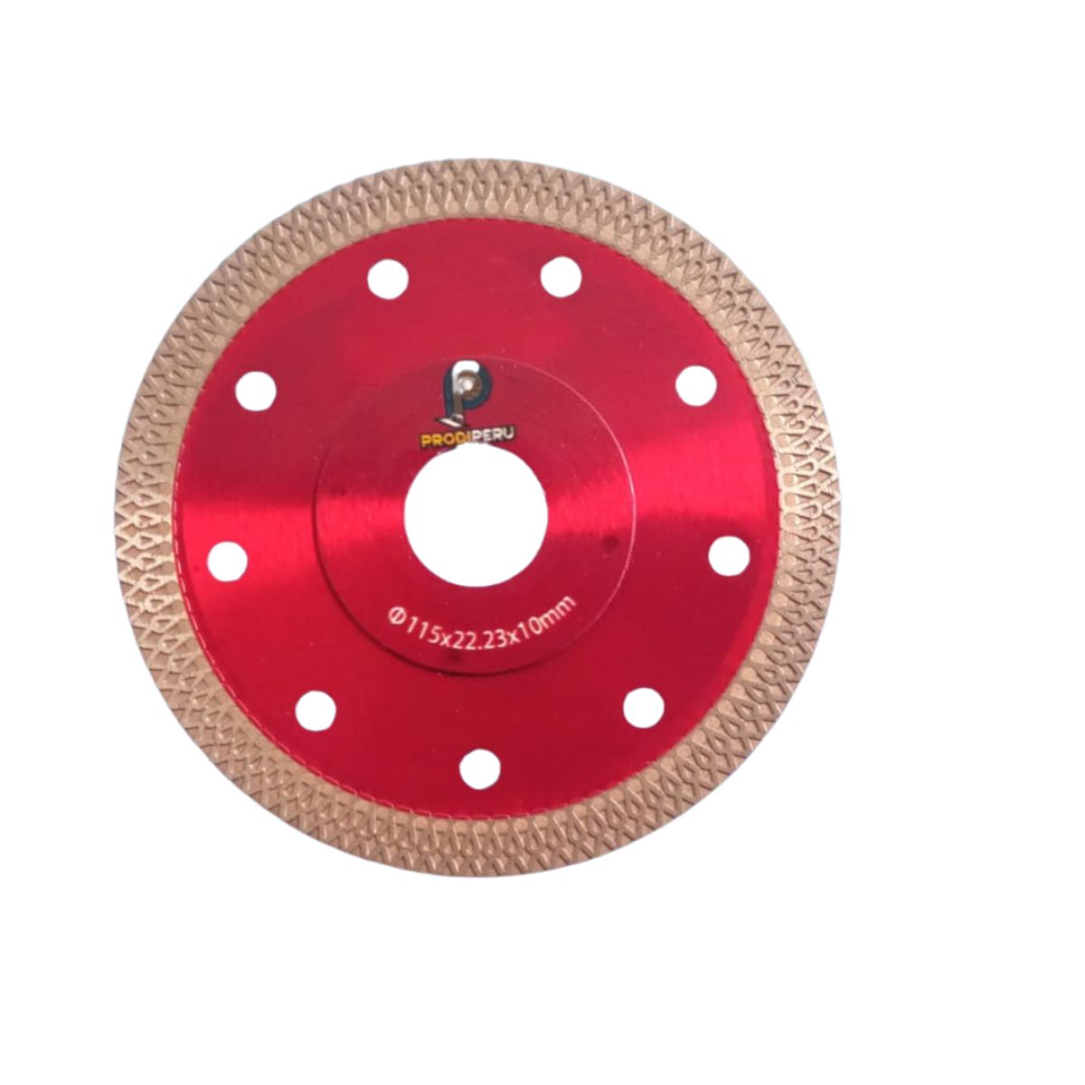 GENERICO - DISCO  ROJO CORTE TRENZADO