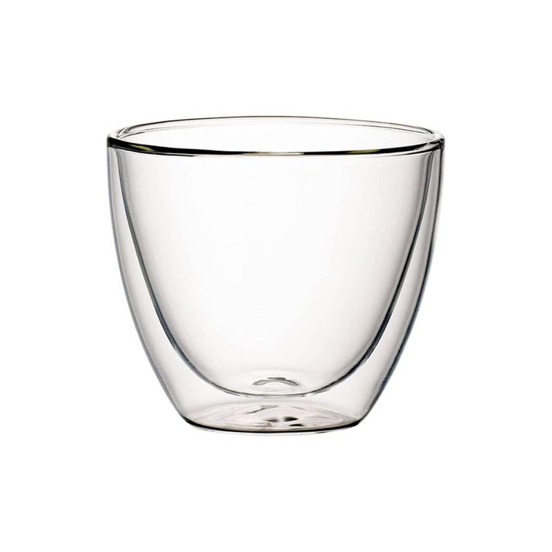 INSPIRA - Vaso Doble Pared de Vidrio Borosilicato 400 ml