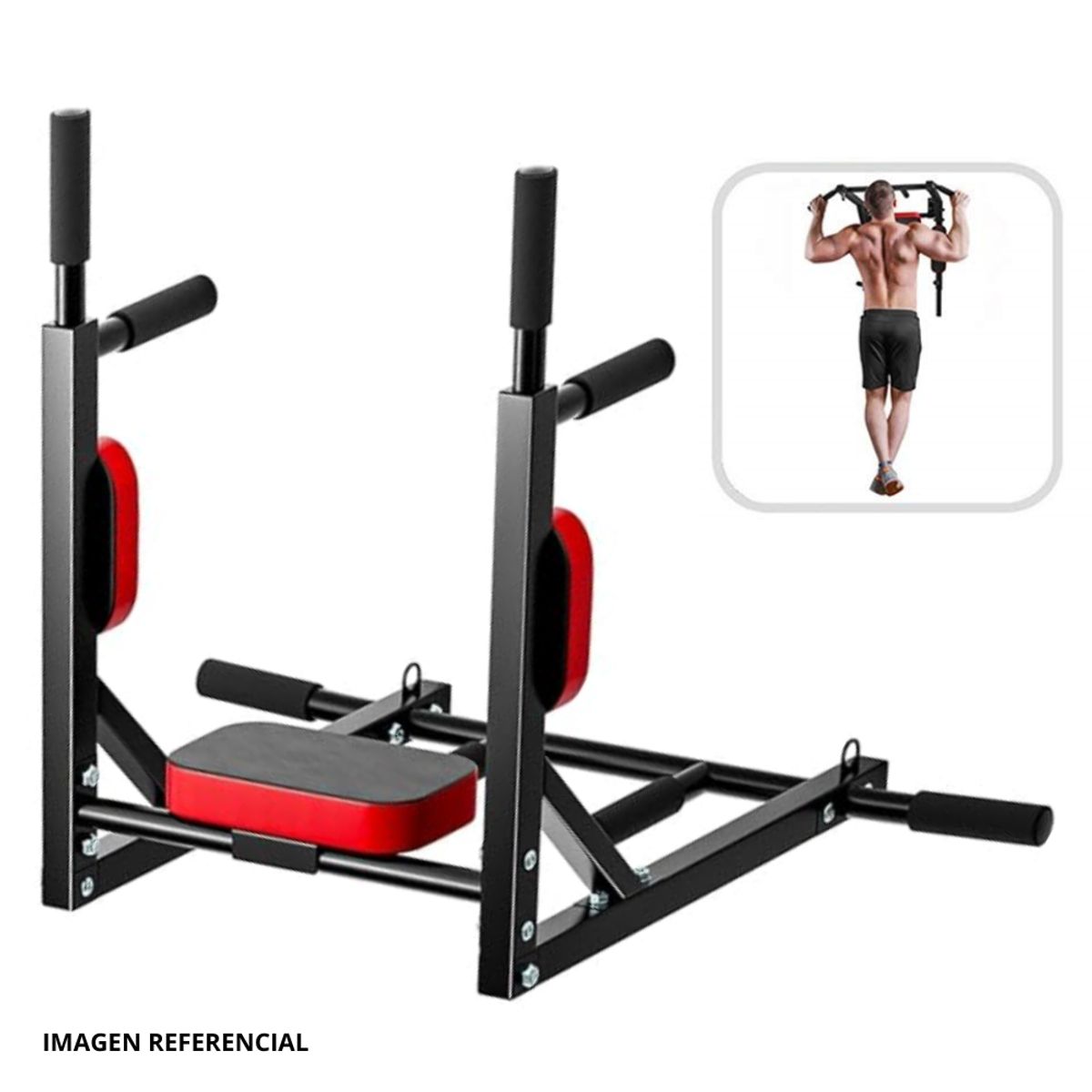 GENERICO - Barra Multifuncional 2 en 1 Para Dominadas
