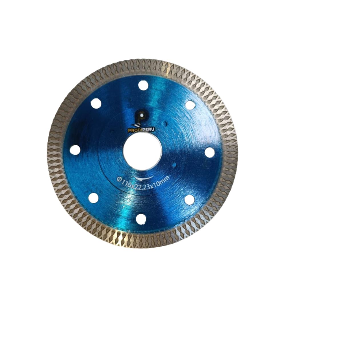 GENERICO - DISCO TRENZADO AZUL 110MM