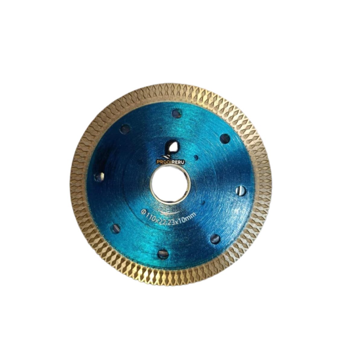 GENERICO - DISCO TRENZADO AZUL 110MM