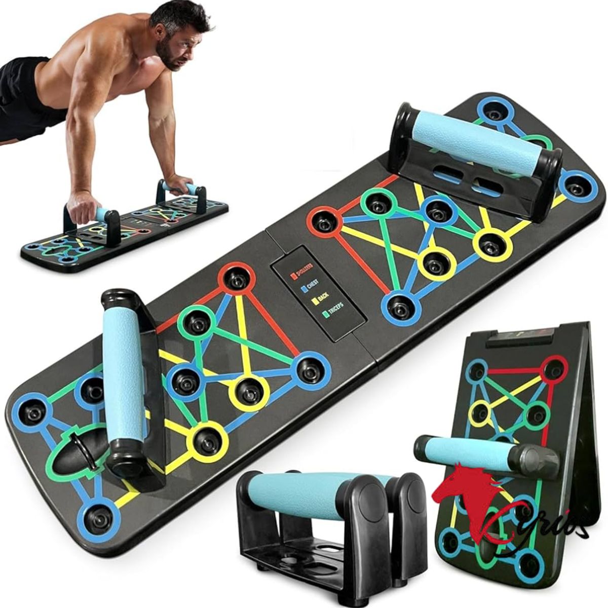 NO LOGO - Tablero Push Up Multifuncional Para Entrenar En Casa
