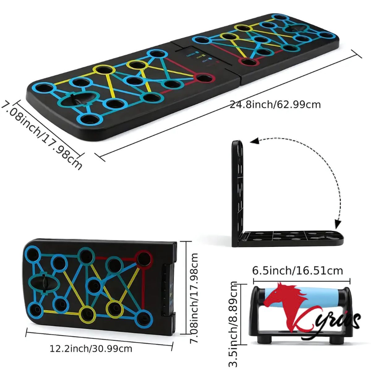 NO LOGO - TABLERO PUSH UP MULTI AGARRE PLANCHAS