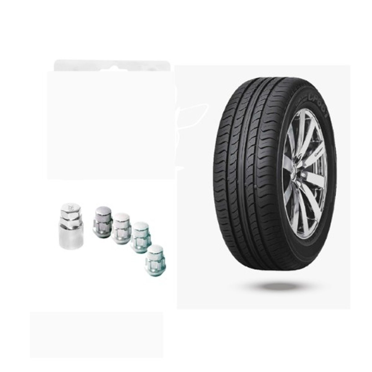 GENERICO - JUEGO DE SEGURO ARO MODELO TOYOTA 12x150 CERRADO