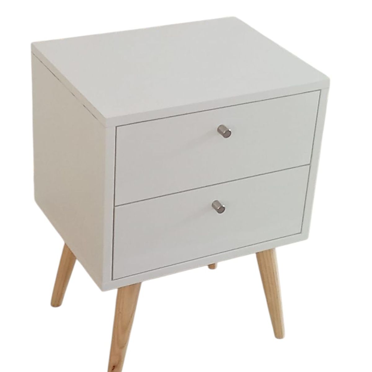 GENERICO - Velador Blanco Estilo Vintage