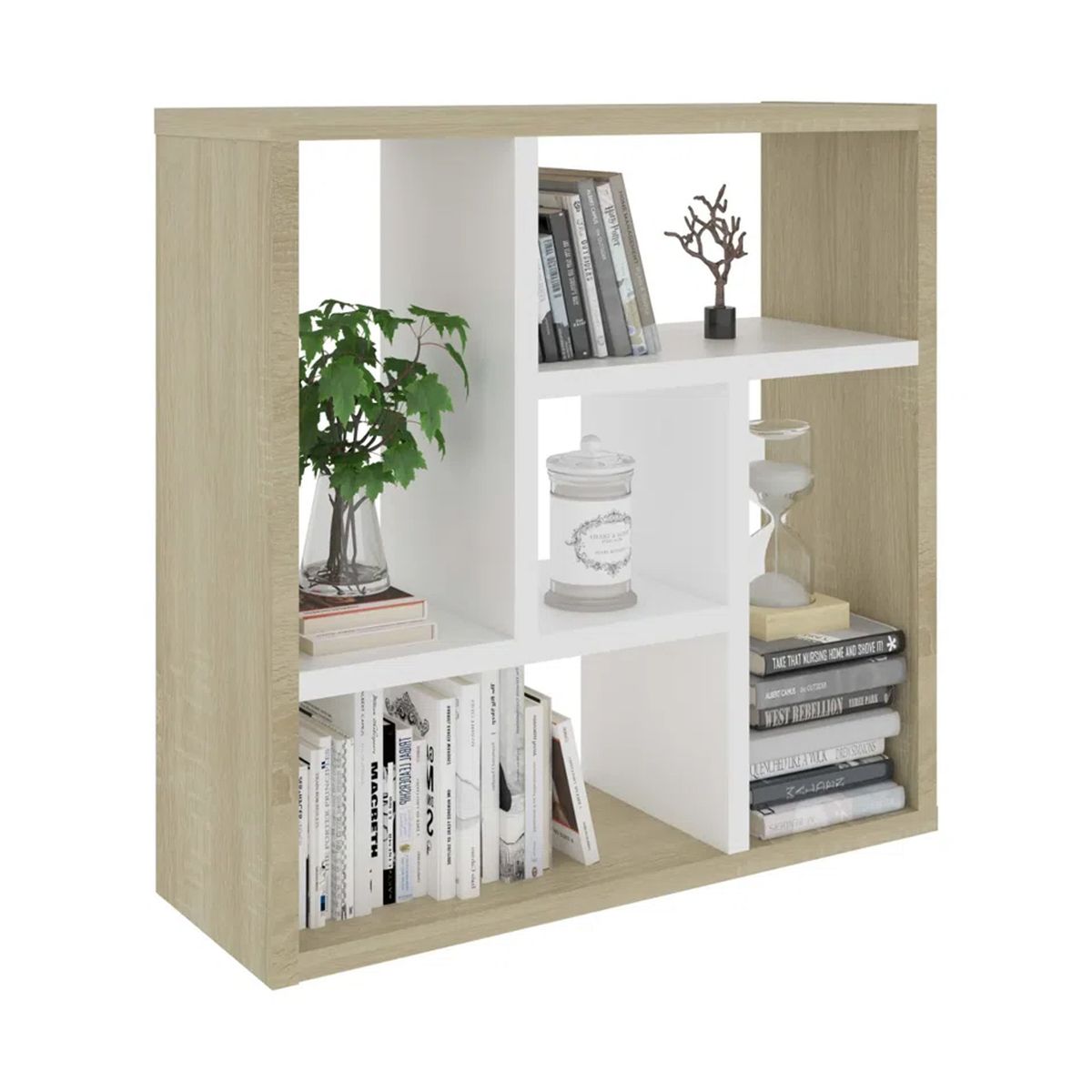 GENERICO - Repisa Blanca/Duna Romus  Melamina  Diseño Moderno