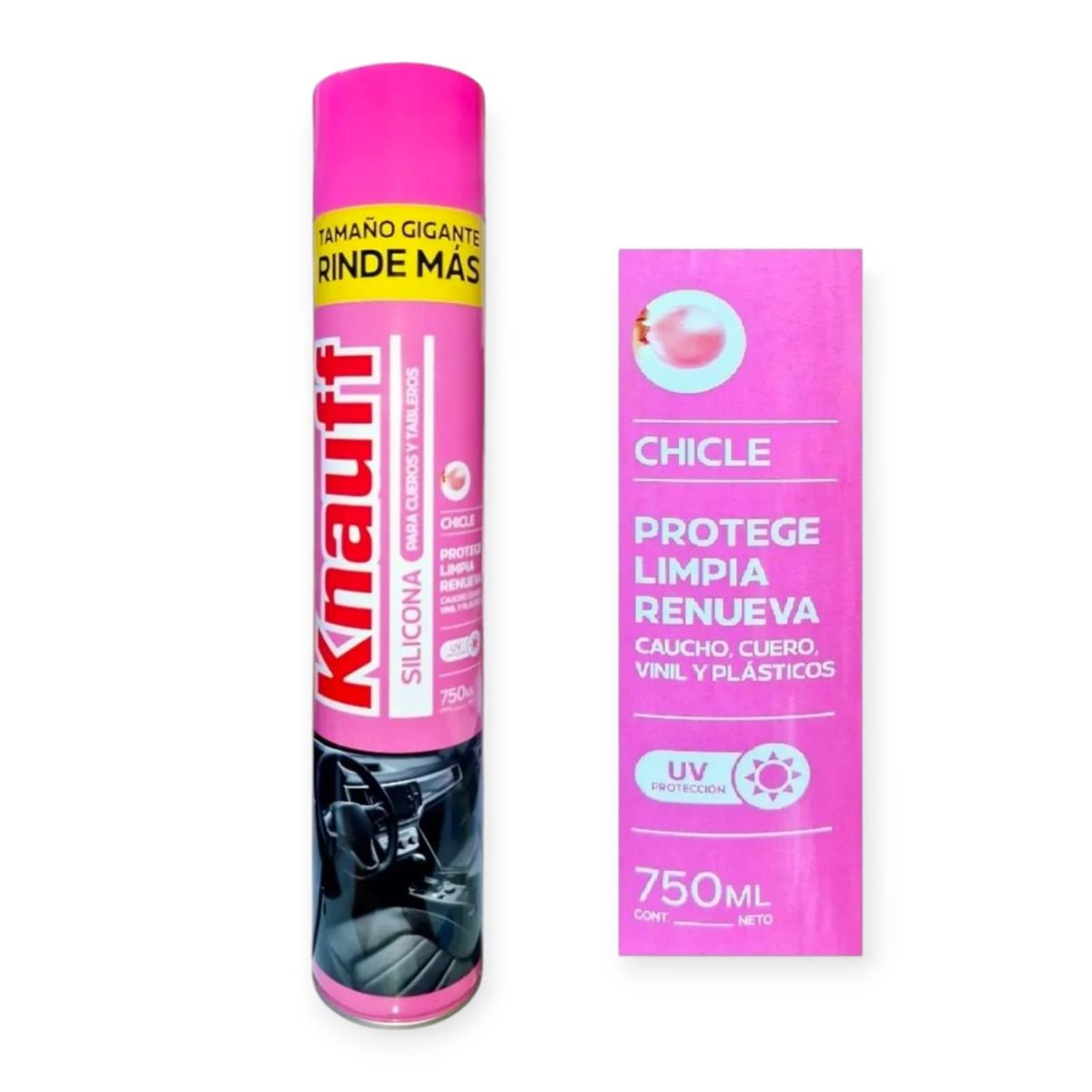 GENERICO - Silicona Aerosol Para Tableros y Cueros Chicle 750 ML