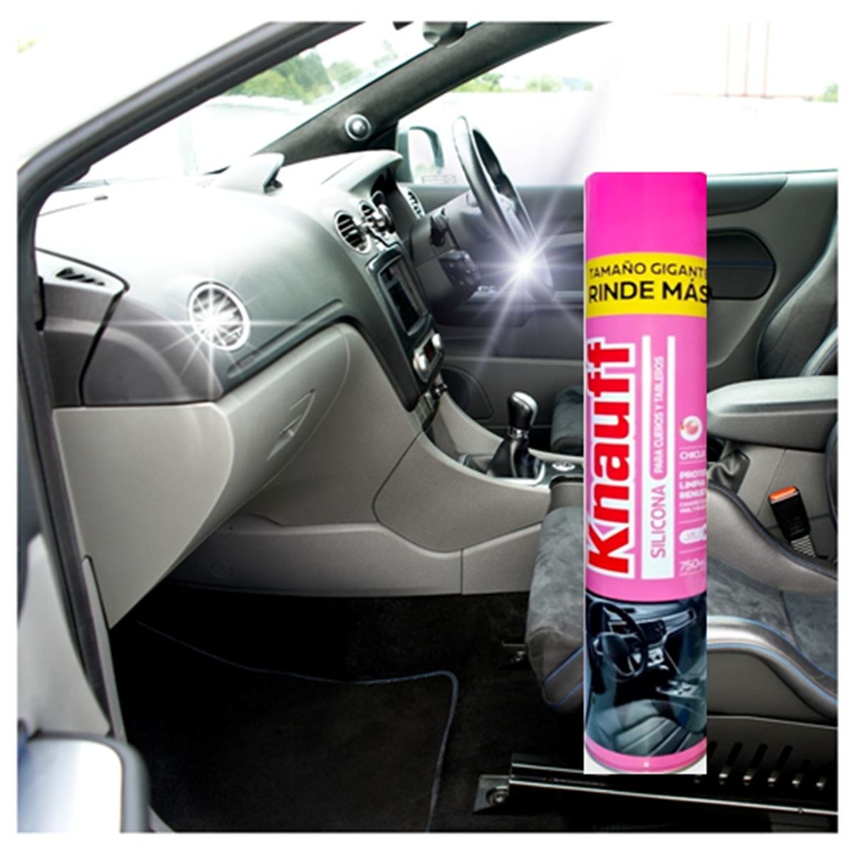 GENERICO - Silicona Aerosol Para Tableros y Cueros Chicle 750 ML