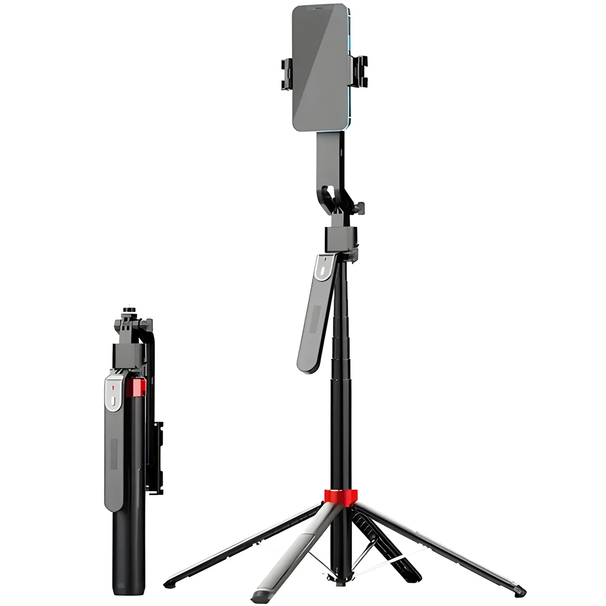 GENERICO - Tripode Palo Selfie Q185 180CM  Seguimiento Facial Bluetooth Para Celular