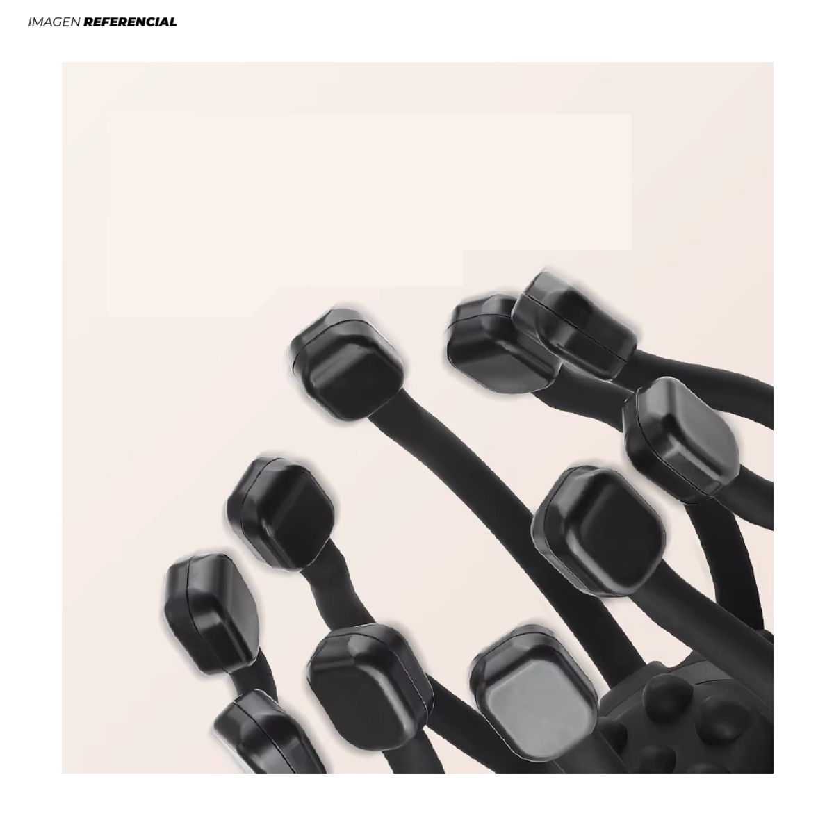 GENERICO - Masajeador Relajante Vibrador Estilo Pulpo Anti-Estrés Recargable