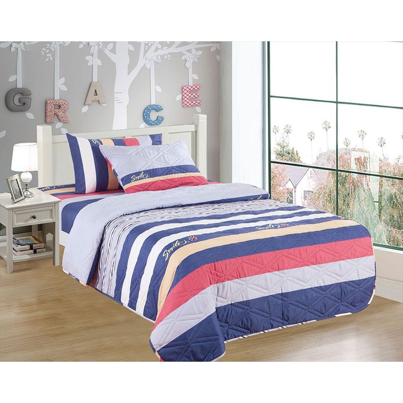 CASATEX - CUBRECAMA CASATEX KIDS DE 1.5 PLZ 100% ALGODÓN