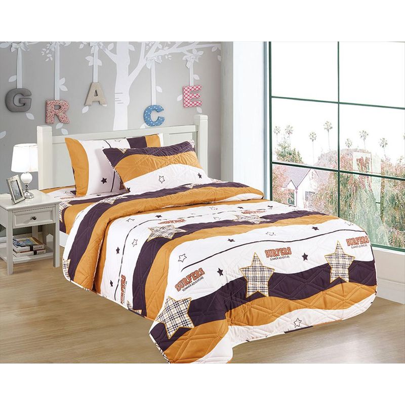 CASATEX - CUBRECAMA CASATEX KIDS DE 1.5 PLZ 100% ALGODÓN