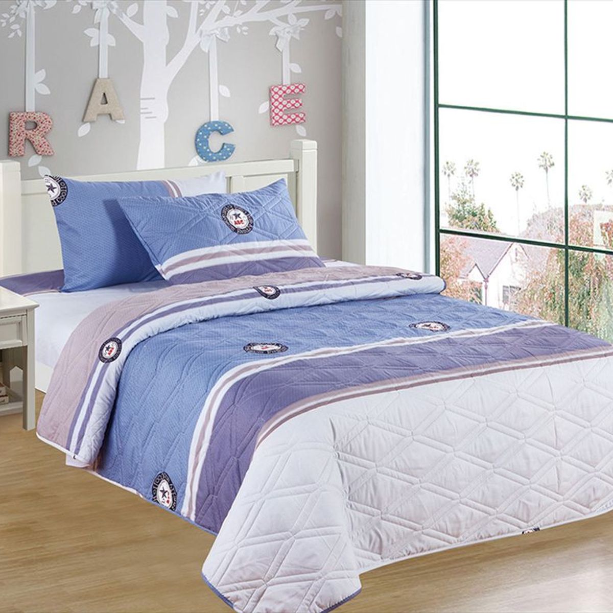 CASATEX - CUBRECAMA CASATEX KIDS DE 1.5 PLZ 100% ALGODÓN