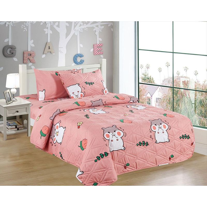 CASATEX - CUBRECAMA CASATEX KIDS DE 1.5 PLZ 100% ALGODÓN