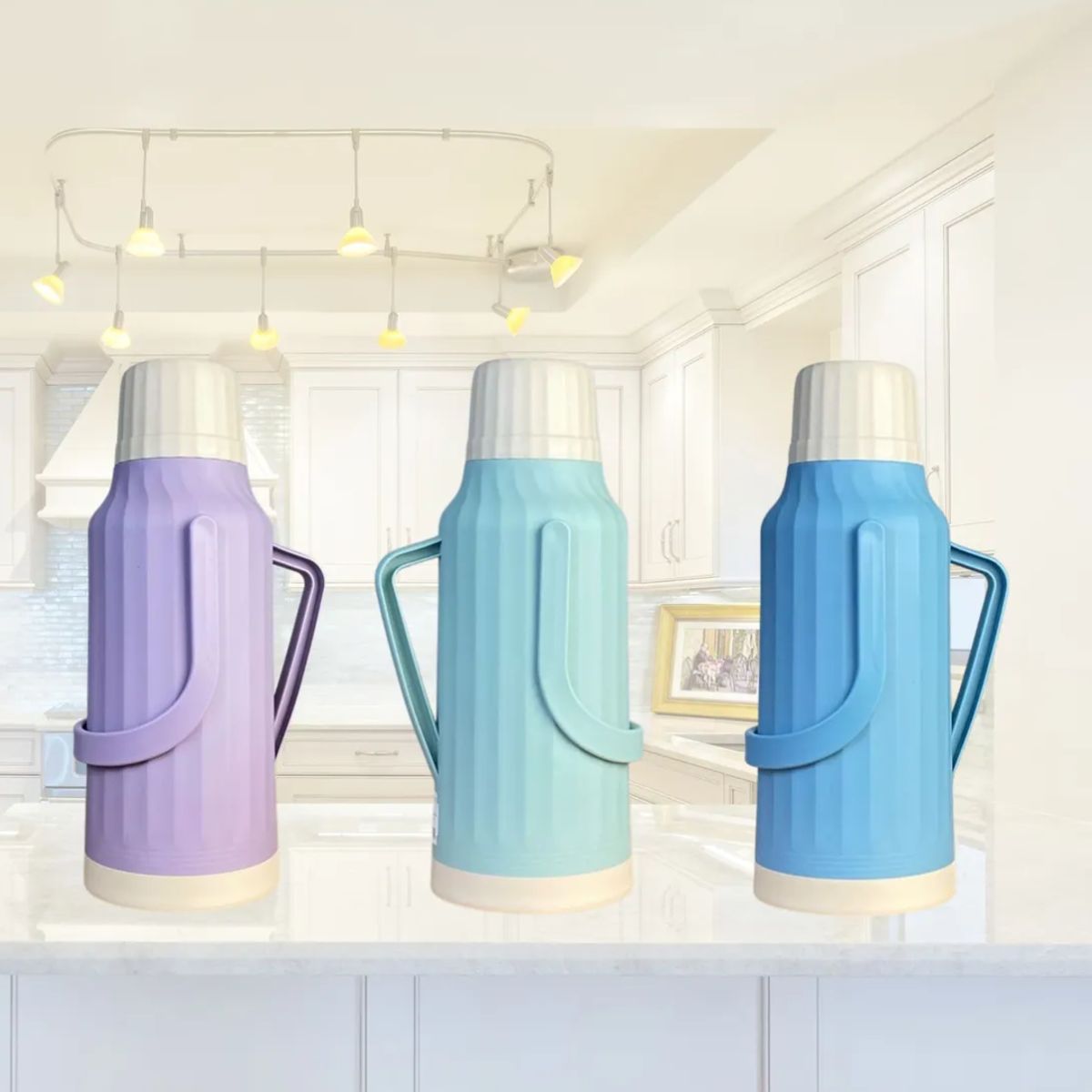 GENERICO - Jarra Térmica Termo Jumbo 3.5 L Café Té Frío Caliente- Color Aleatorio