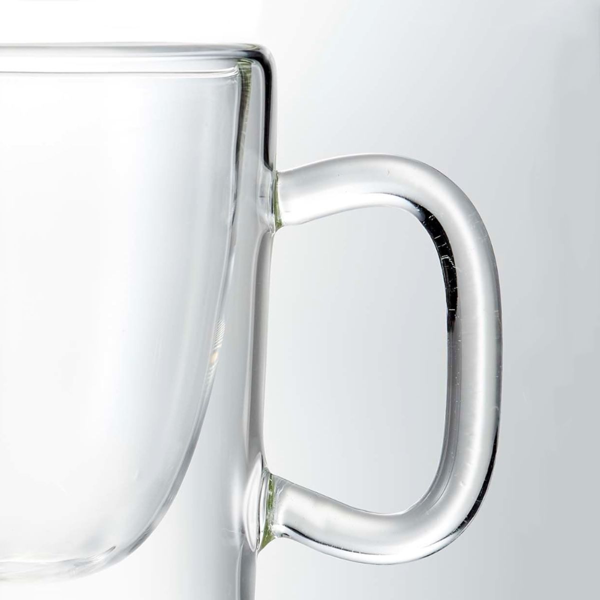 INSPIRA - Taza Alta Recta Doble Pared de Vidrio 90 ml