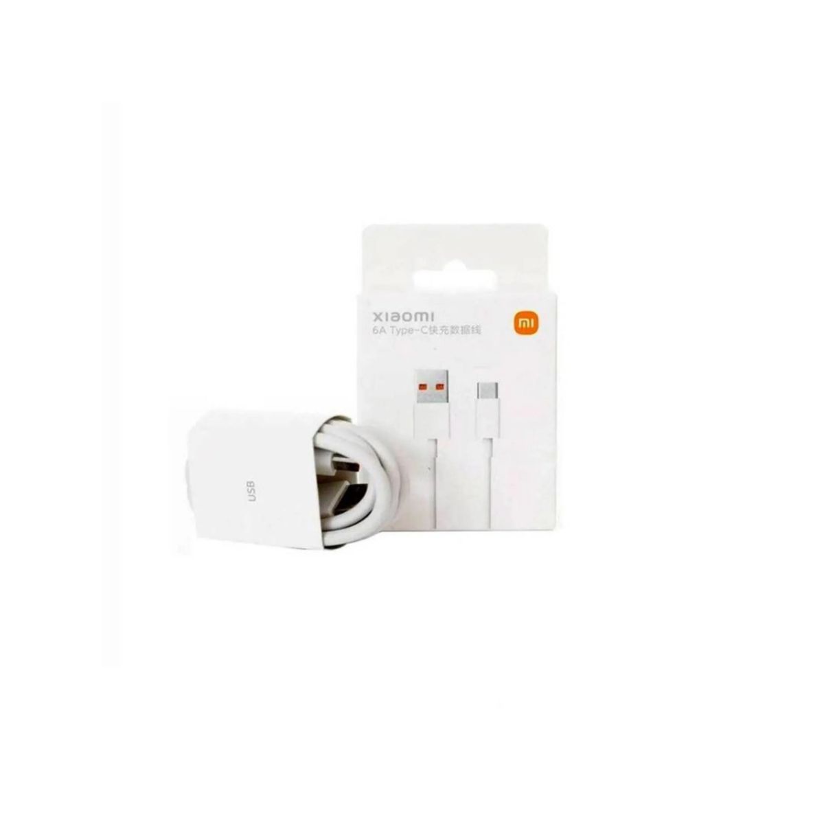 XIAOMI - Cable Xiaomi Usb a Tipo C 1m 6A - Blanco