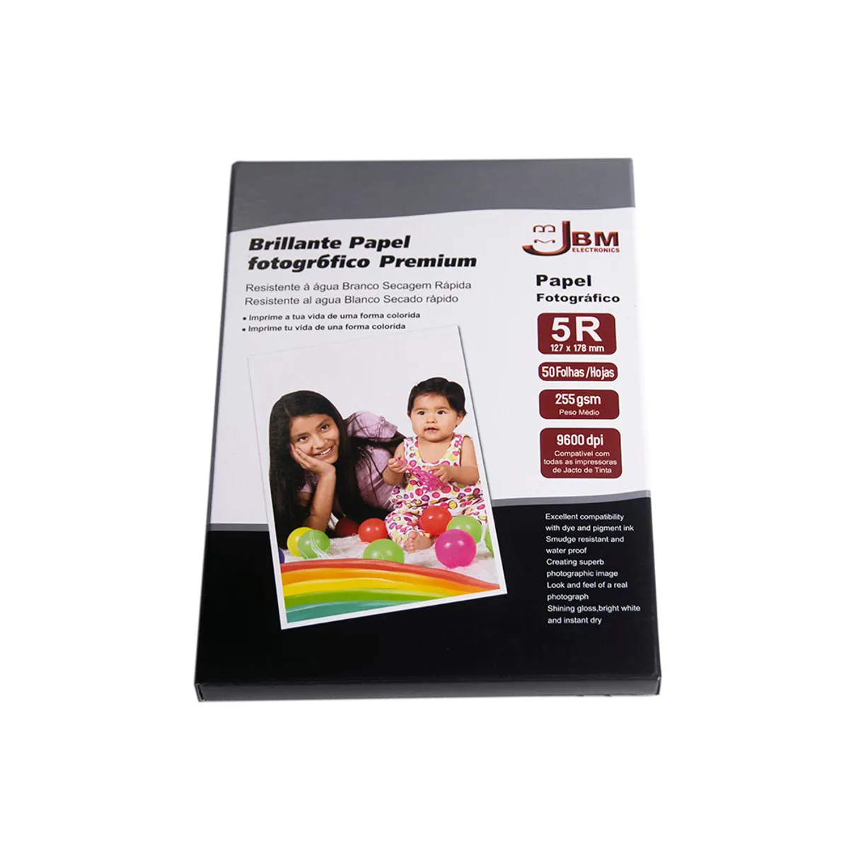 NACIONAL - Papel Fotográfico Brillante Premium 5R