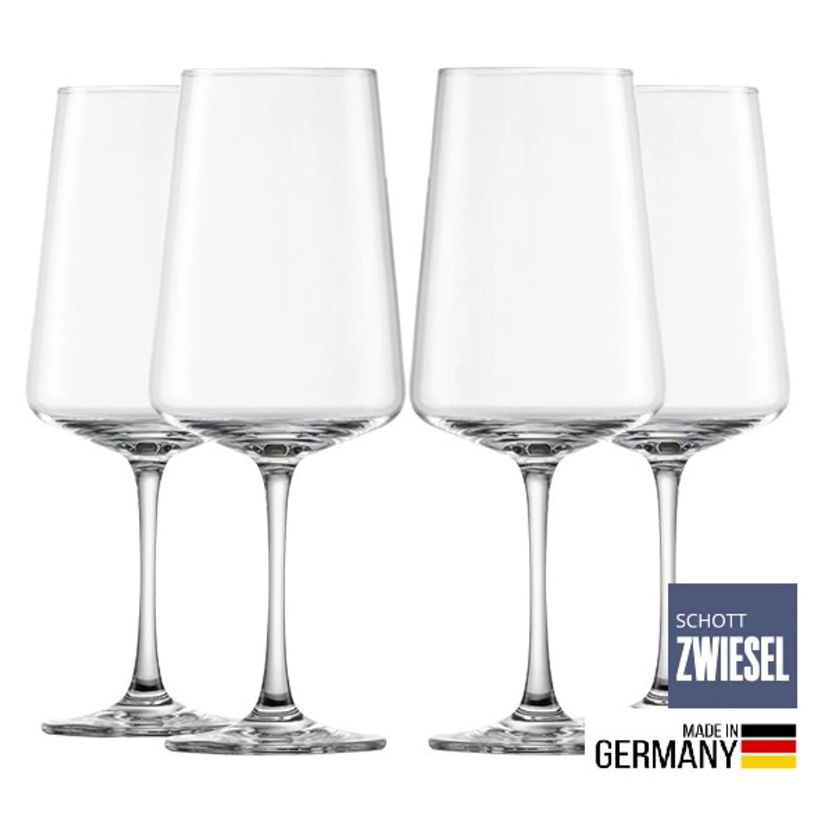 SCHOTT ZWIESEL - Set de 4 Copas Cristal Vino Tinto Zwiesel 500 ml HECHO EN ALEMANIA