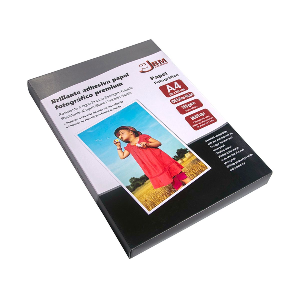 NACIONAL - Papel Fotógrafo Adhesivo Brillante Premium A4