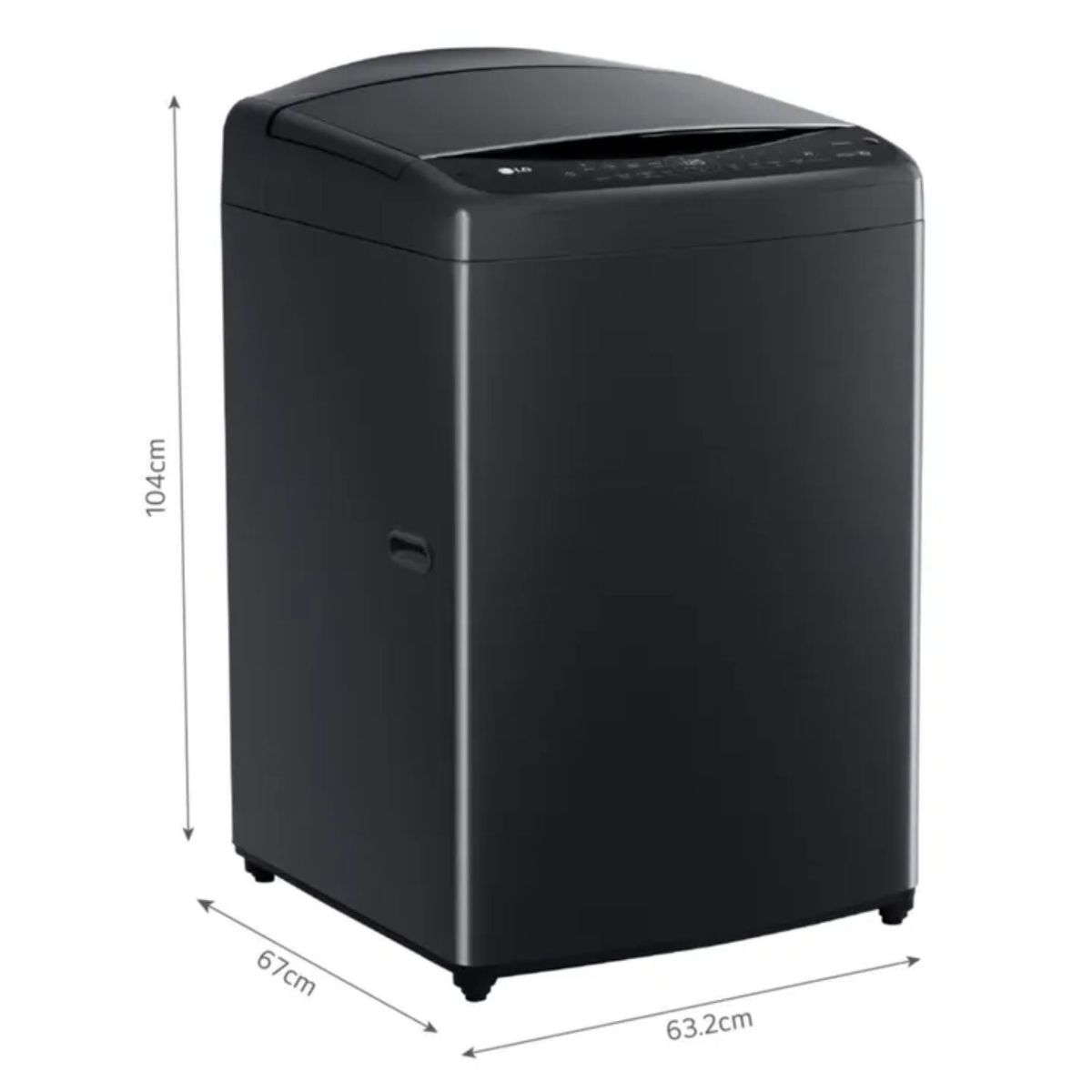 LG - LAVADORA LG 21KG AI DD WT21PBVS6 NEGRO