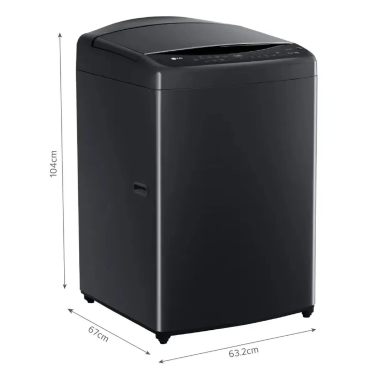 LG - LAVADORA LG 21KG AI DD WT21PBVS6 NEGRO