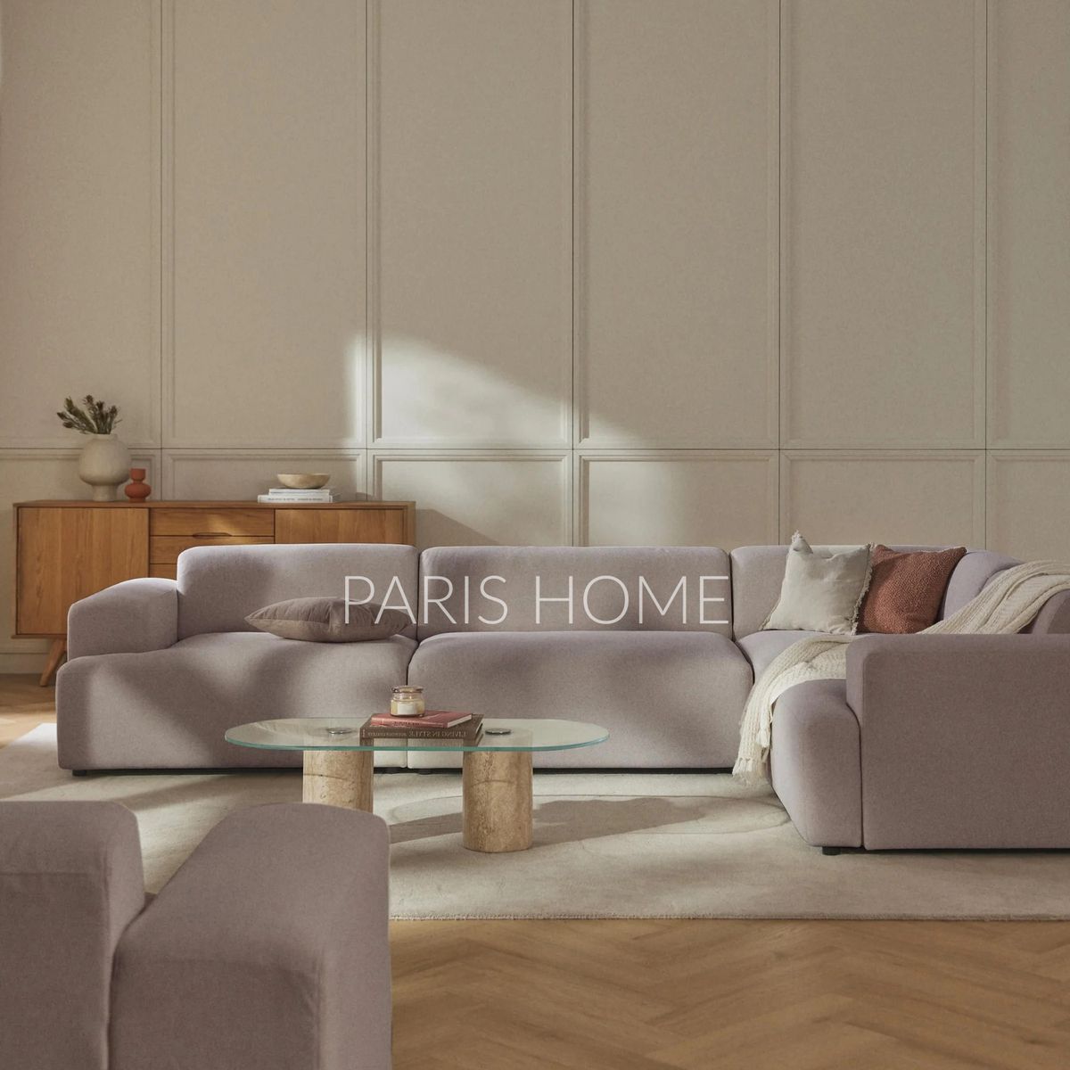 GENERICO - Seccional Derecho Rinconera Grande Gala 4 Plz Tejido - Taupe