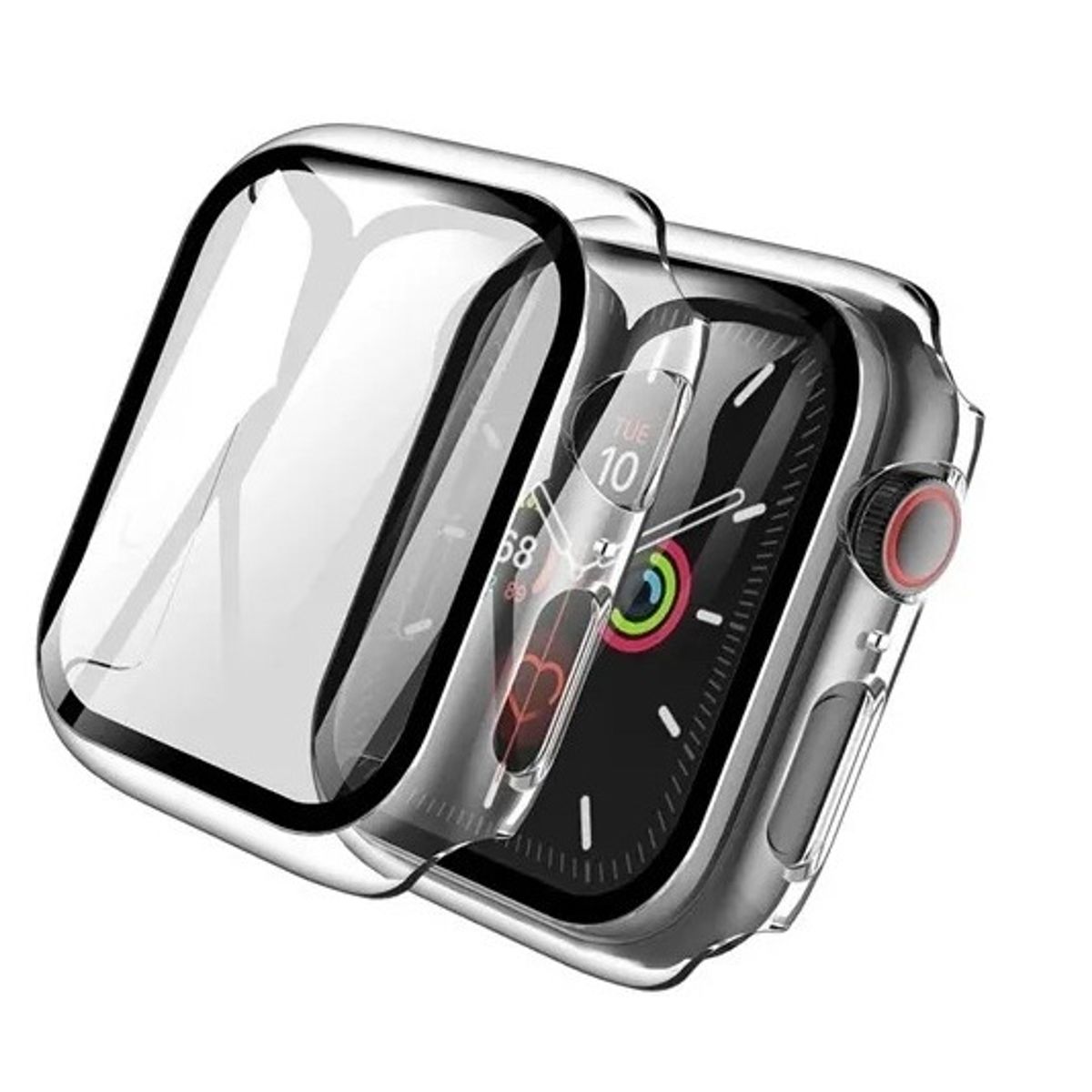 GENERICO - Bumper Case Convertidor a Ultra para Watch 44MM Transparente