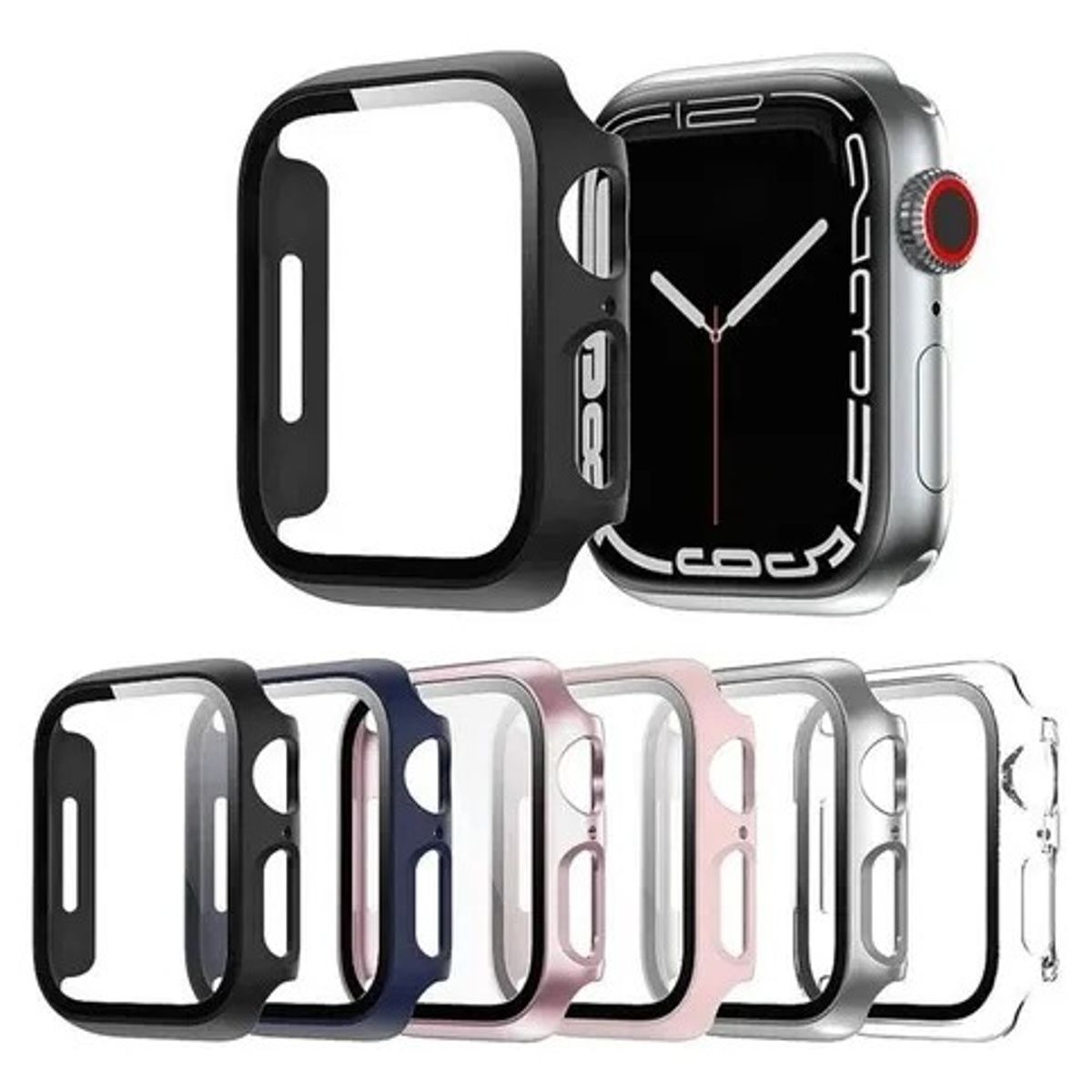 GENERICO - Bumper Case Convertidor a Ultra para Apple Watch 49MM Negro
