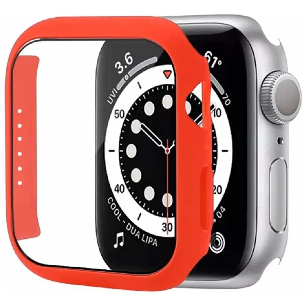 GENERICO - Bumper Case Convertidor a Ultra para Apple Watch 49MM Naranja