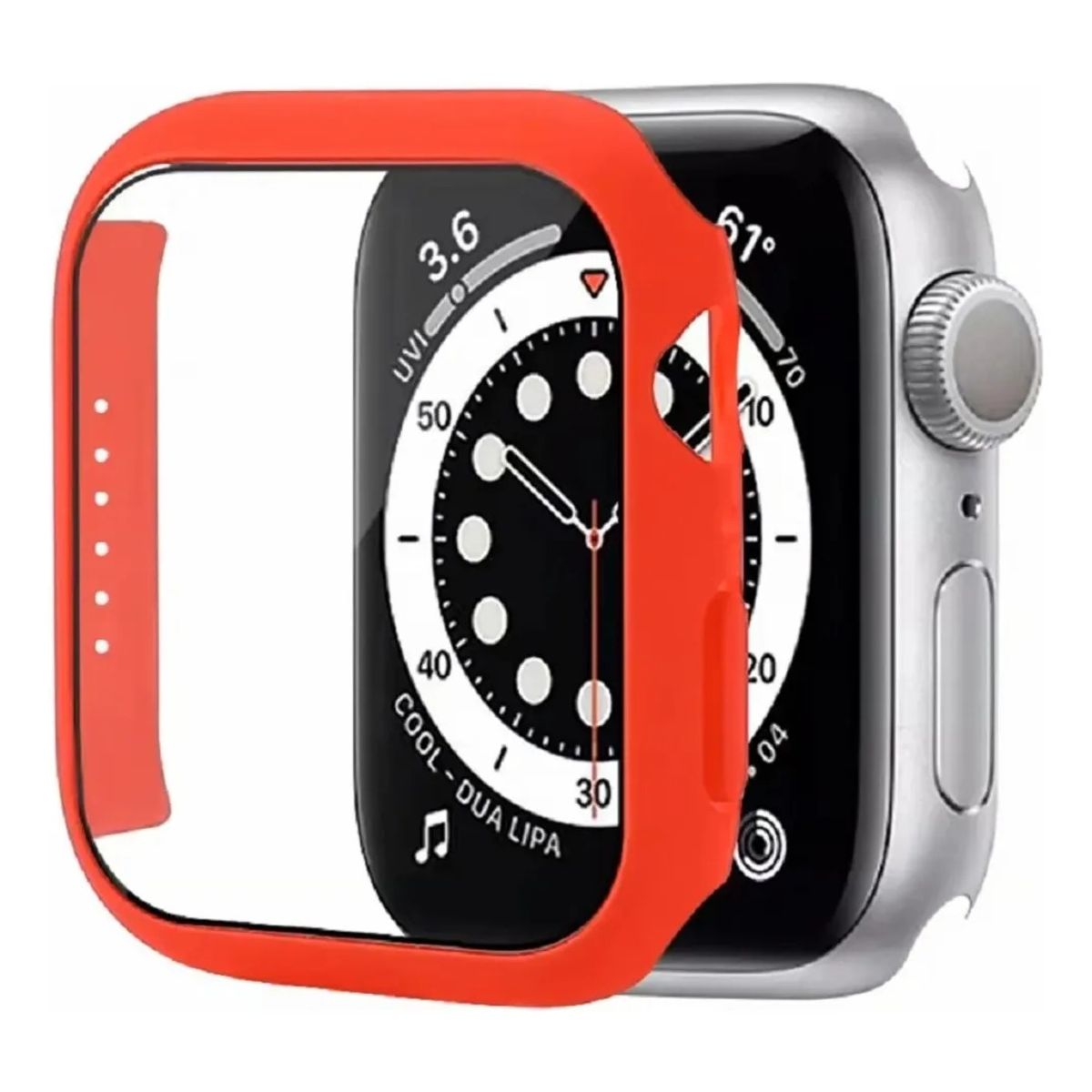 GENERICO - Bumper Case Convertidor a Ultra para Watch 41MM Naranja