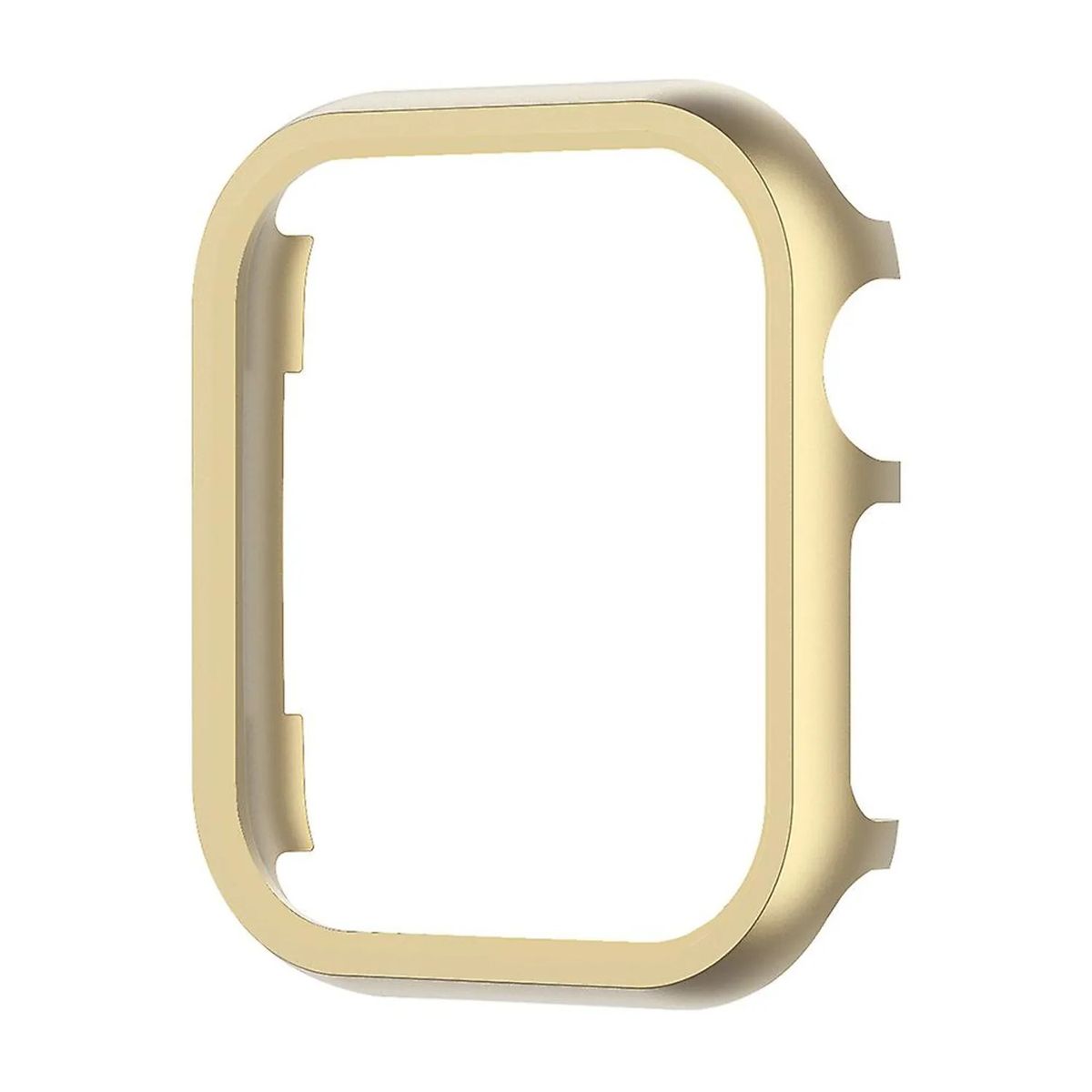 GENERICO - BUMPER CASE DE ACERO INOX PARA SMARTWATCH DE 45MM DORADO