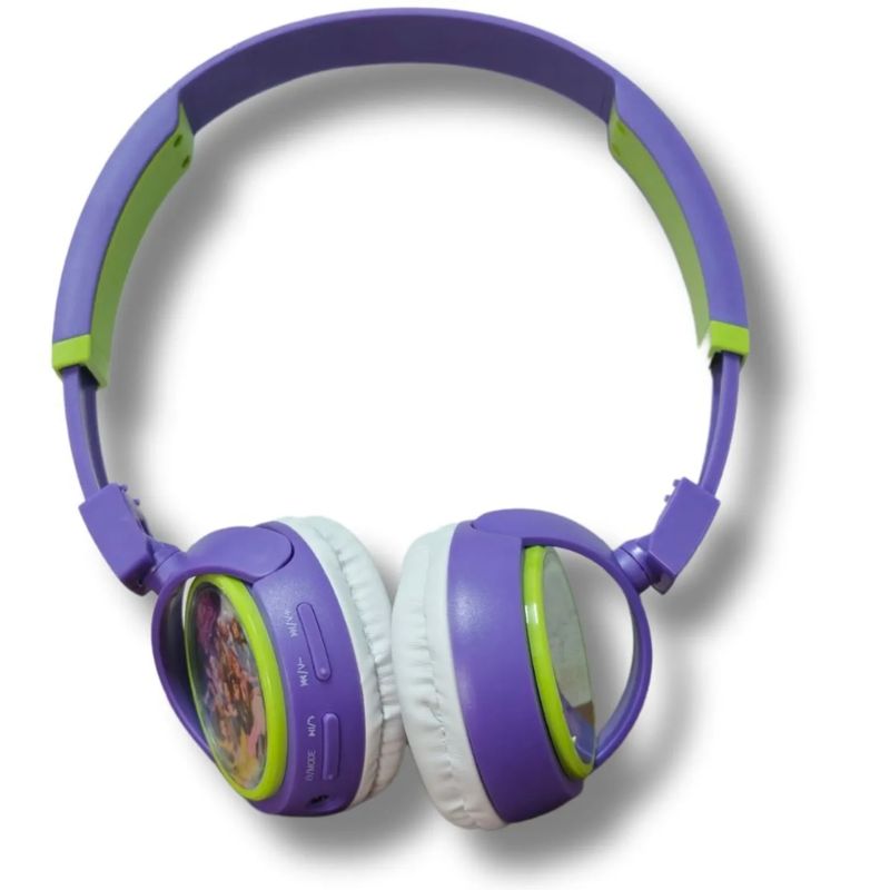 DISNEY PIXAR - Audífono para Niñas Inalámbrico Infantil Bluetooth
