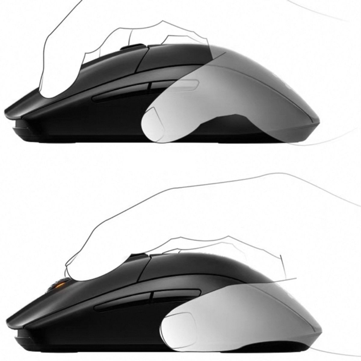 STEELSERIES - Mouse Gamer inalámbrico Steelseries Rival 3 18K DPI Negro