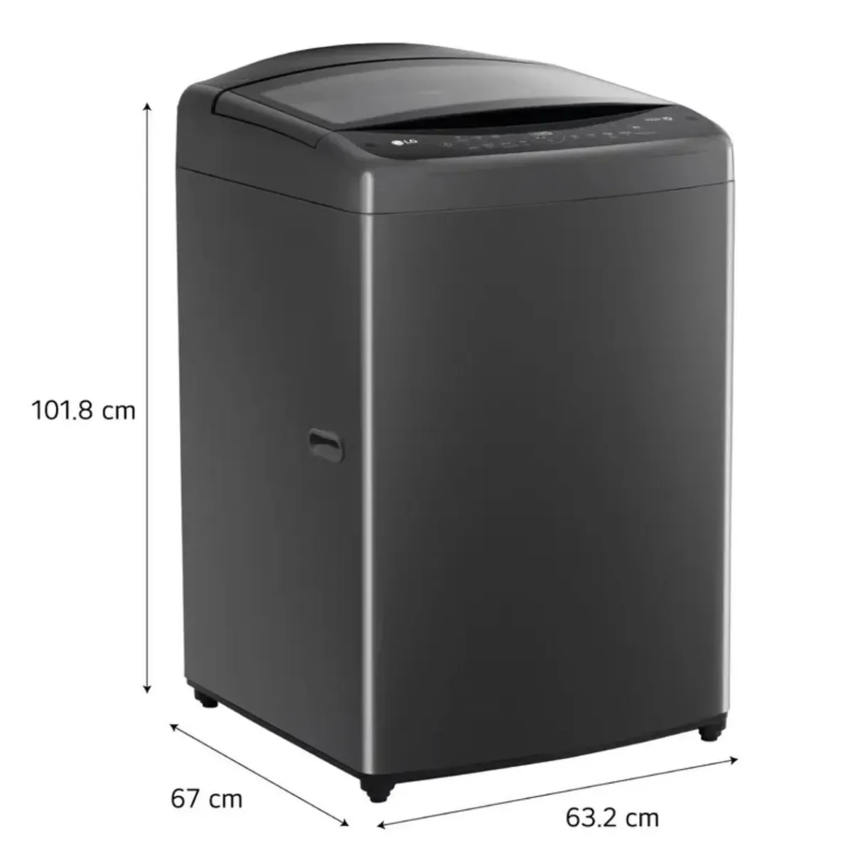 LG - Lavadora LG WT17BV6 17kg Ai Dd Inteligencia Artificial Carga Superior Negro Claro
