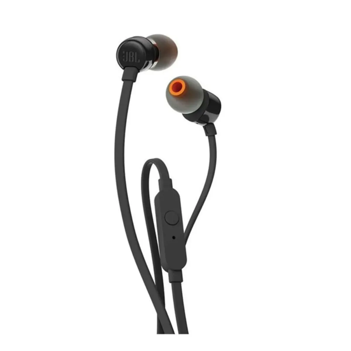 JBL - Audífonos Jbl Tune 110 Negros Con Micrófono Y Conector 3.5Mm
