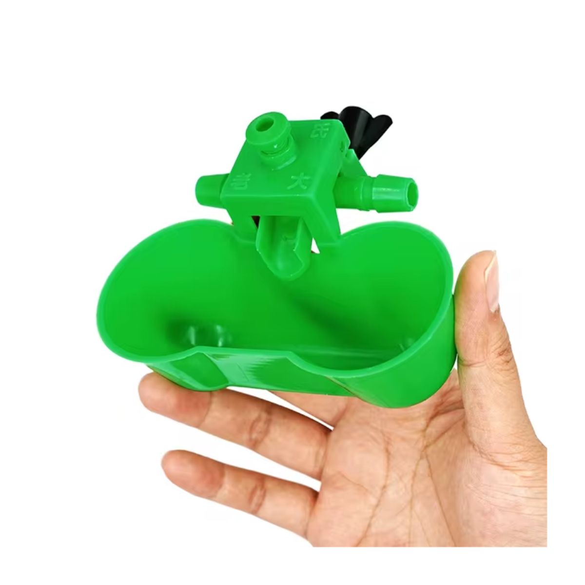 GENERICO - PACK X12 BEBEDERO DOBLE BASCULANTE PARA AVES POLLOS CODORNIZ