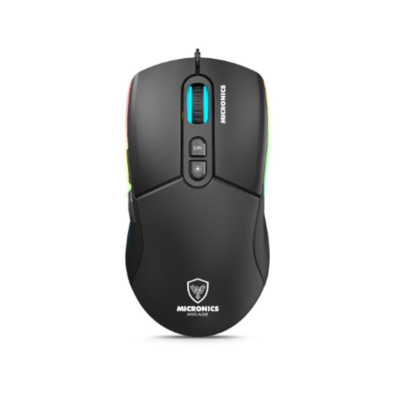 MICRONICS - MOUSE MICRONICS GM890 GAMER USB RGB 7B 12800DPI