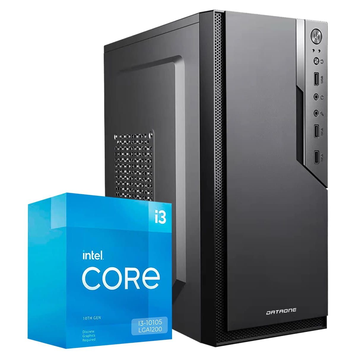 INTEL - Computadora Pc Intel Core i3 10105 RAM 8GB SSD 256GB