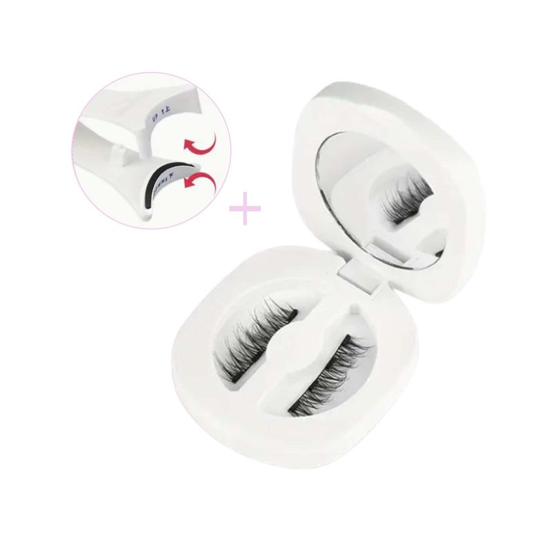 GENERICO - PESTAÑAS MAGNETICAS REUTILIZABLES + APLICADOR  CON ESPEJO