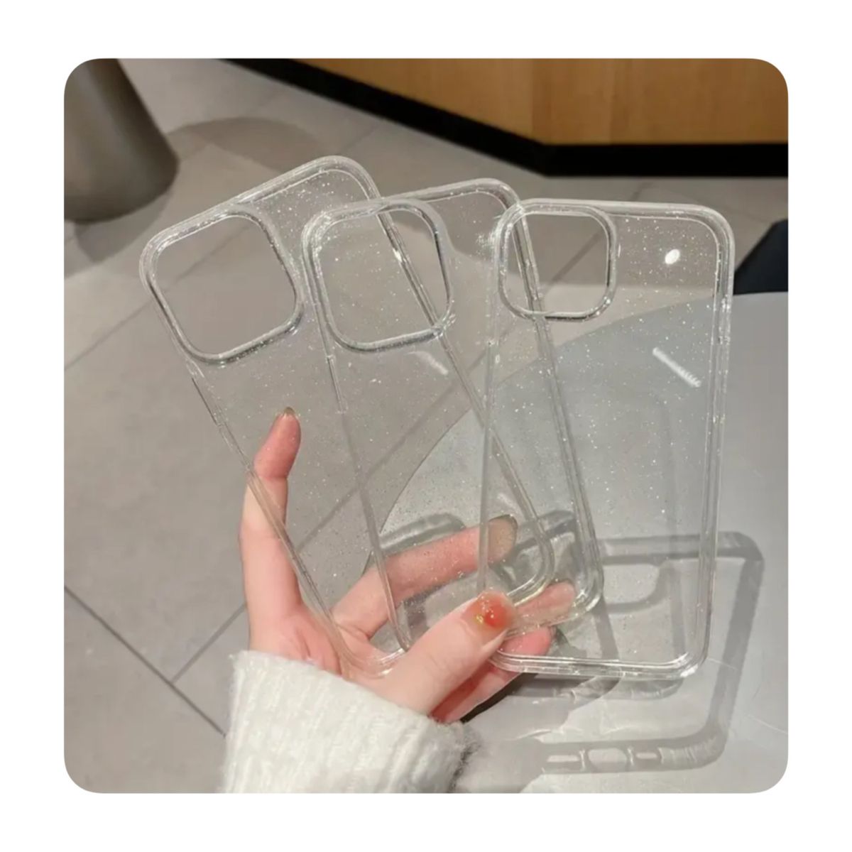 GENERICO - Case Transparente Escarchado - Iphone 13 / Iphone 14