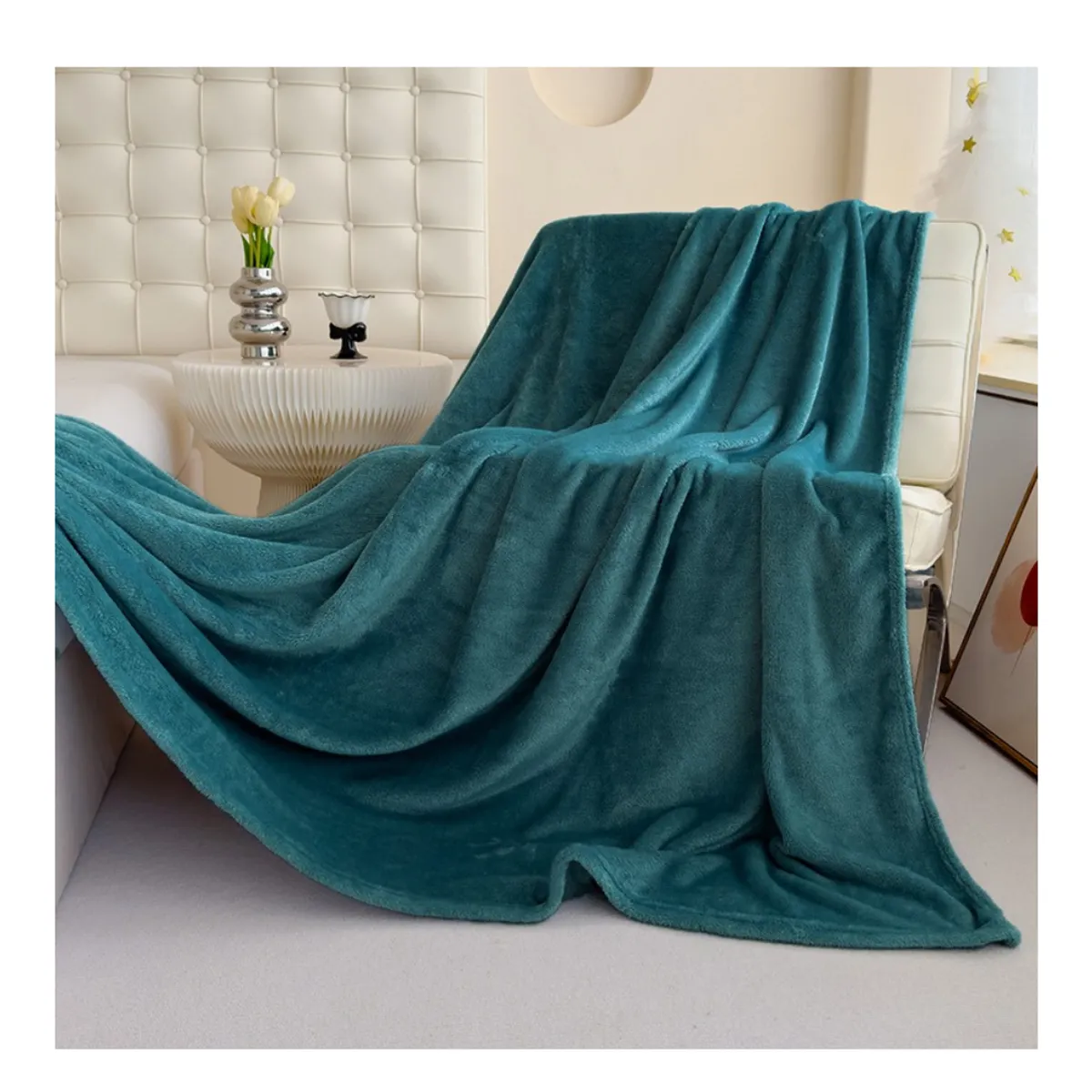 CASATEX - MANTA PIEL DE DURAZNO  3 PLZ