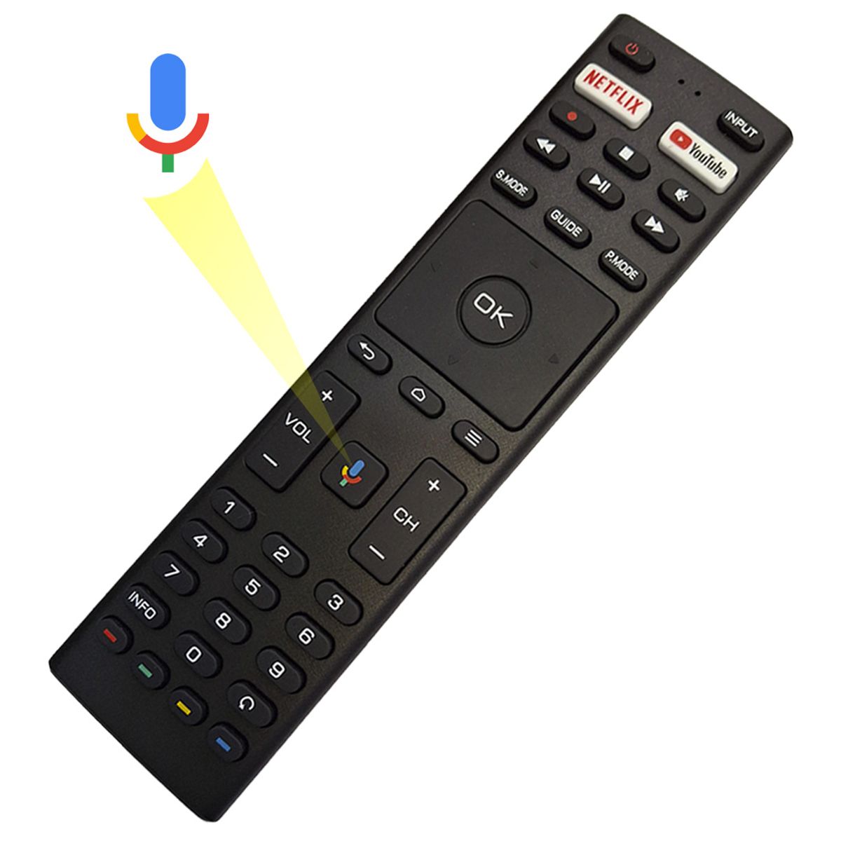 GENERICO - Controles Remoto C3363 con Voz para Jvc Smart Tv