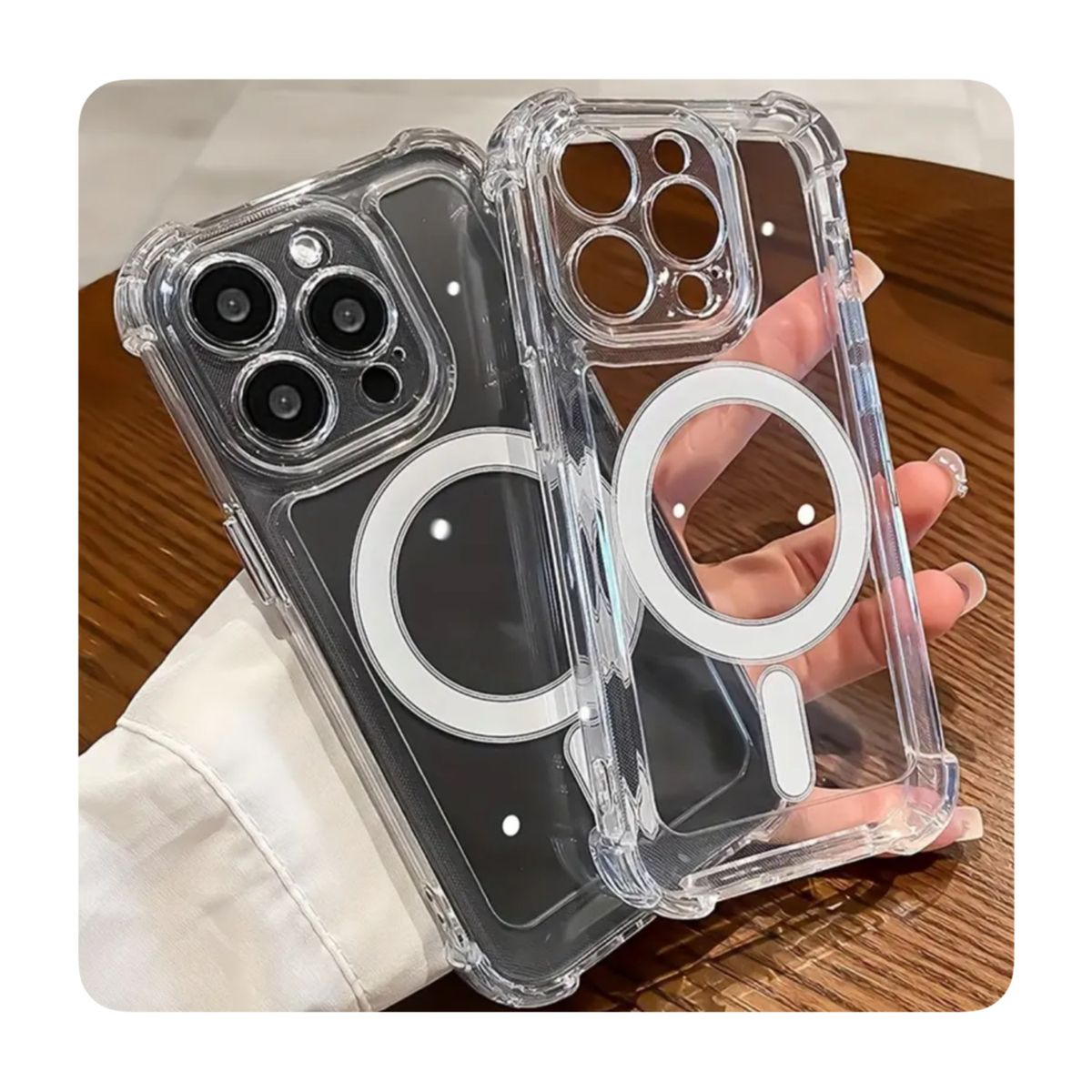 GENERICO - Case MagSafe Transparente - iPhone 13 / iPhone 14