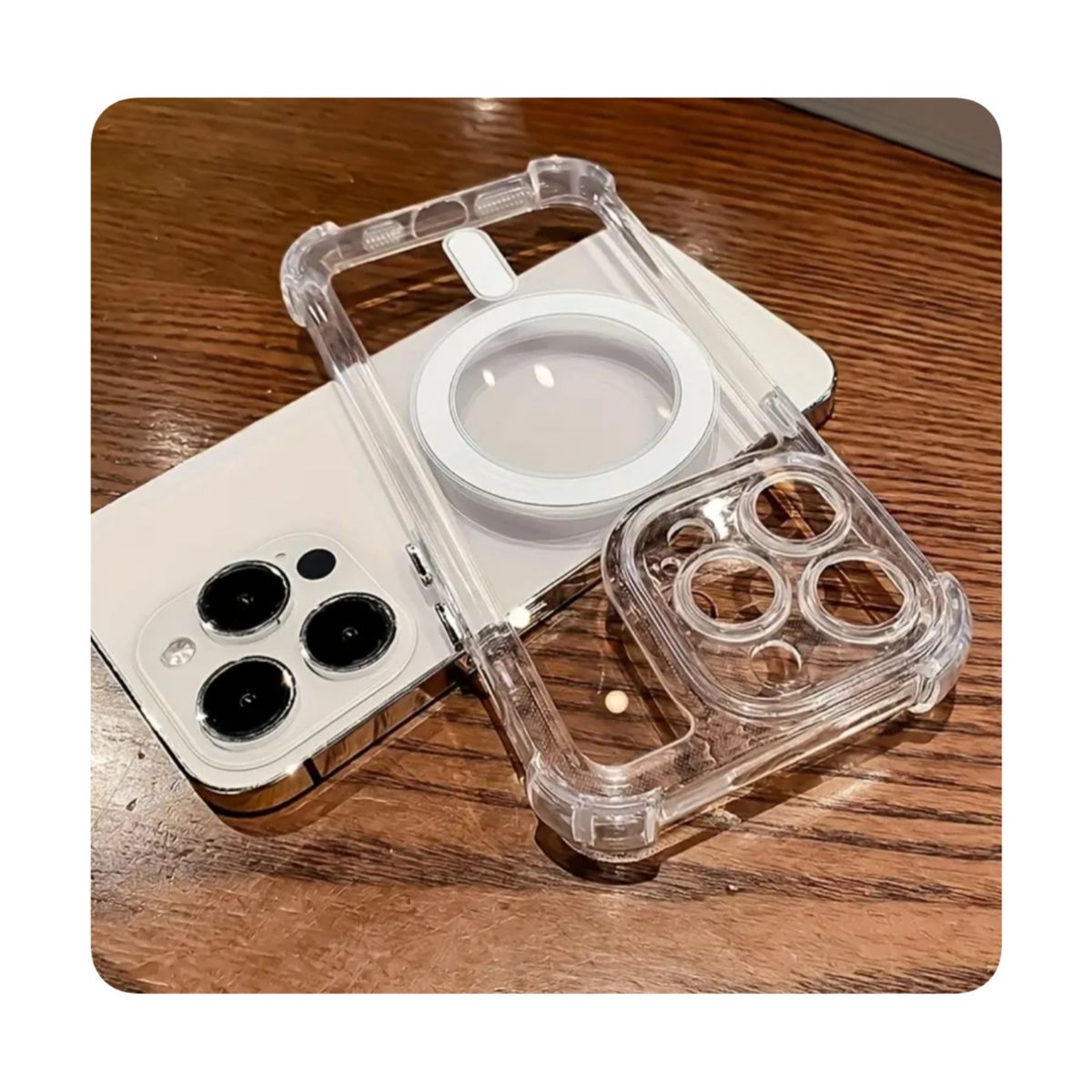 GENERICO - Case MagSafe Transparente - iPhone 13 / iPhone 14