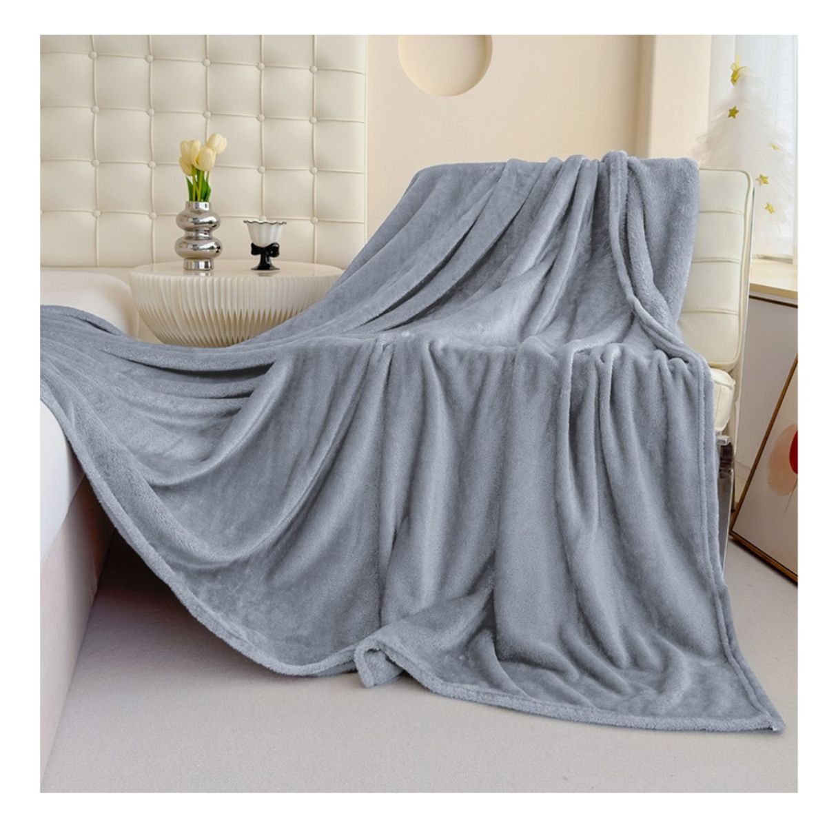 CASATEX - MANTA PIEL DE DURAZNO  3 PLZ