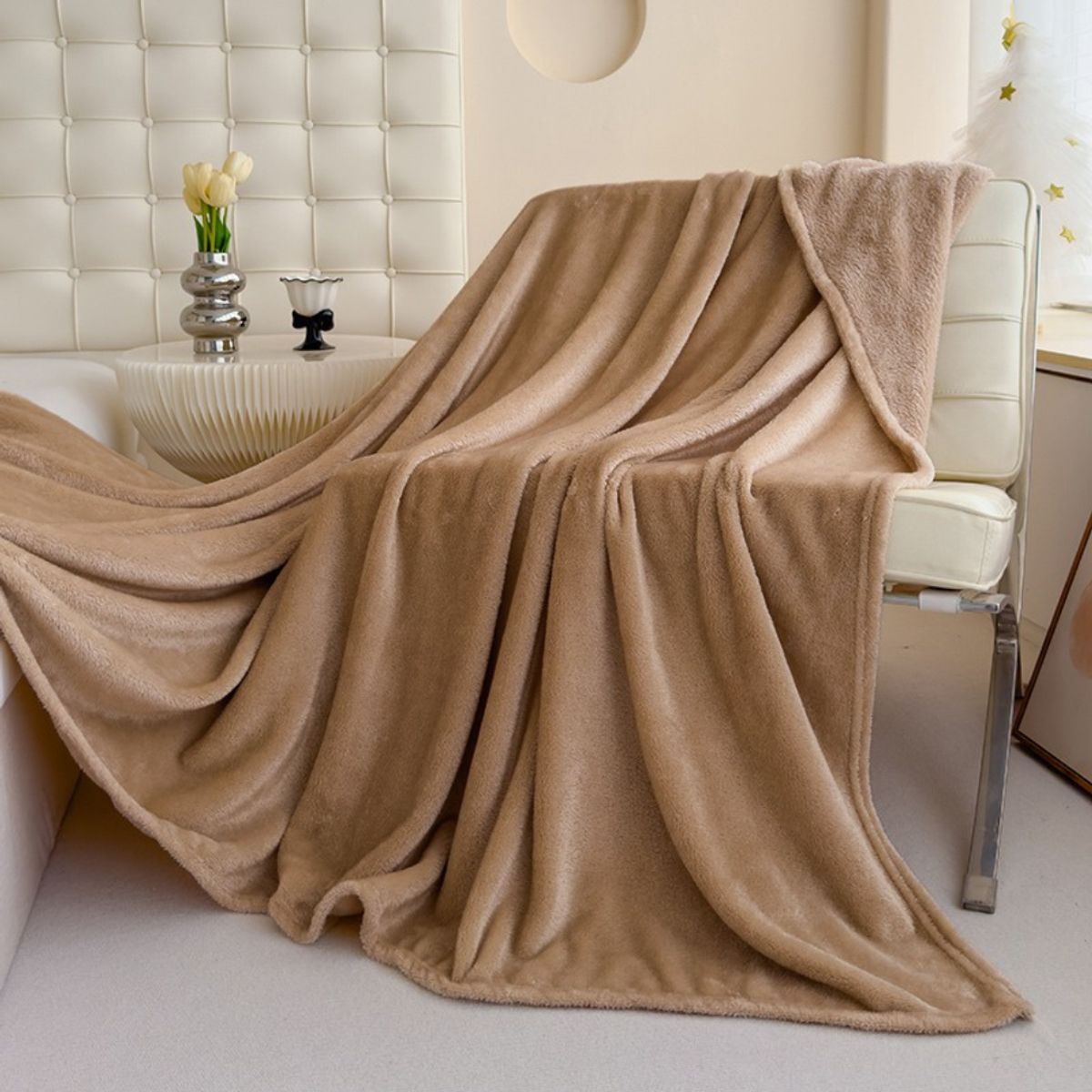 CASATEX - MANTA PIEL DE DURAZNO  3 PLZ