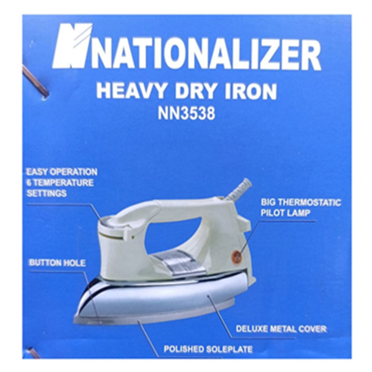 NATIONALIZER - Plancha Electrica Nationalizer NN3538C